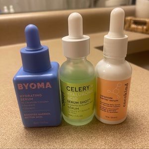 BYOMA, sweet chef, cocokind serum bundle